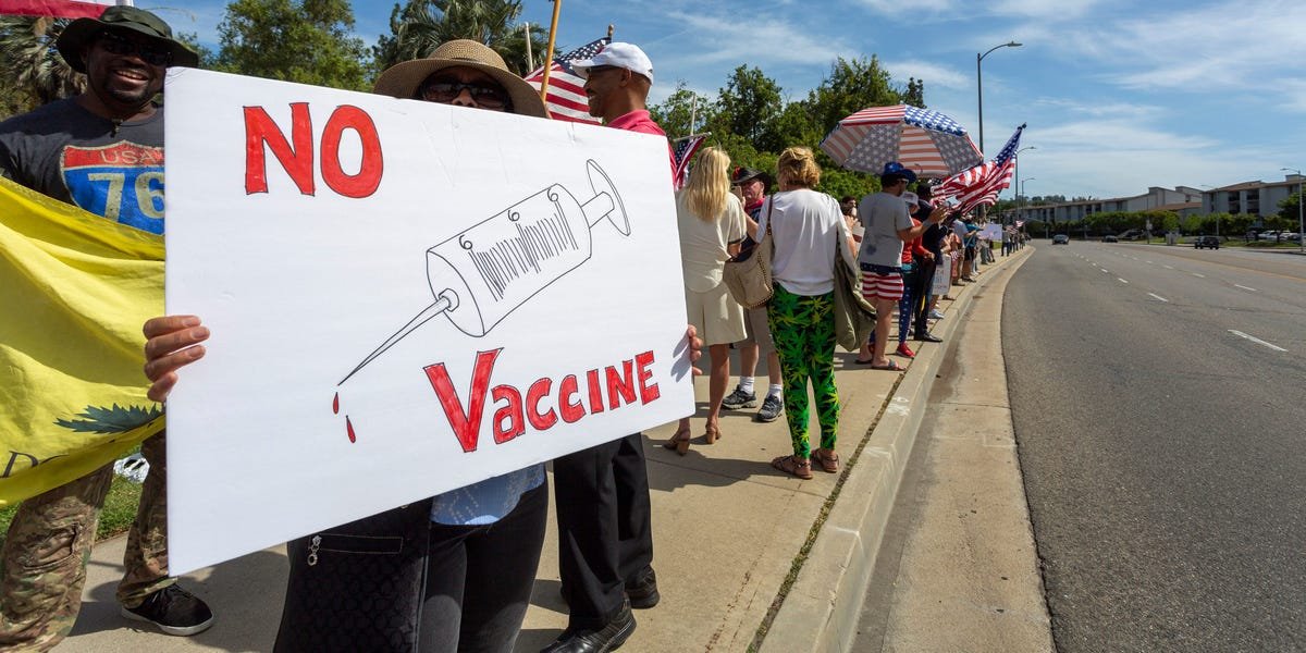 The Delta variant is hitting red states hardest as the US's vaccine divide widens