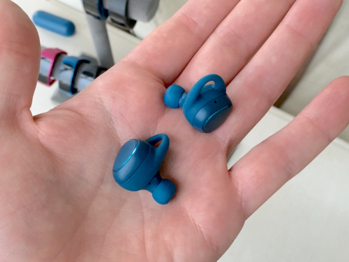 I just tried Samsung's first truly wireless earbuds — here's what they're like