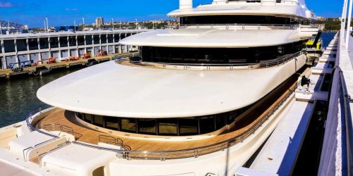 Take a closer look at Russian oligarch's $700 million superyacht that is one of the largest in the world