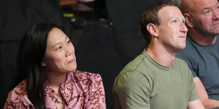 Mark Zuckerberg's wife is fed up with his MMA obsession after he built a fighting cage in their backyard