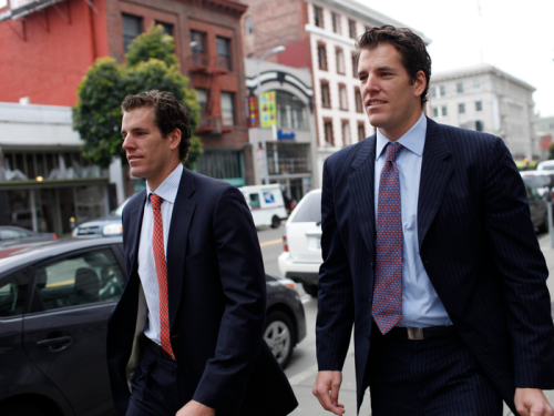 The Winklevoss twins have seen about $600 million wiped off their bitcoin wealth in 2 days