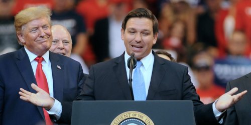 Firearms banned at events with Florida Gov. Ron DeSantis, who has argued 'gun-free' zones are less safe