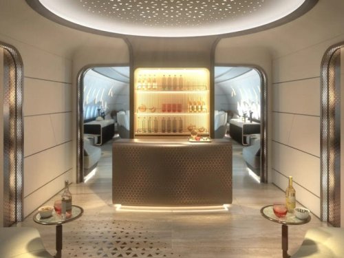See the luxe cabin designed for Boeing's more than $400 million BBJ 777X private jet targeting the world's wealthiest