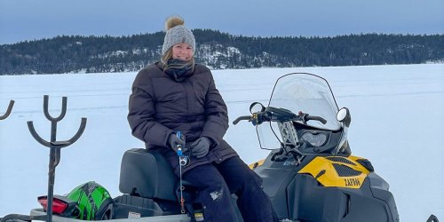 A woman who lives on a remote Canadian island with 15 other people says her grocery shop takes 8 hours, and twice a year she's stuck in isolation due to the weather