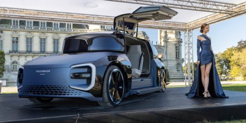 VW unveiled a fully autonomous EV concept that lets passengers sleep horizontally — take a look inside