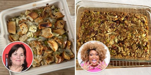 I made stuffing using 4 recipes from celebrity chefs, and the best used a boxed mix