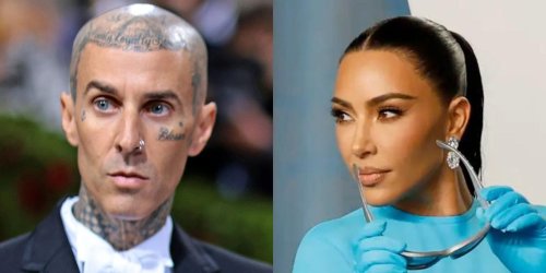 Here's a reminder that Travis Barker couldn't stop 'checking out' Kim Kardashian when they first met in the 2000s