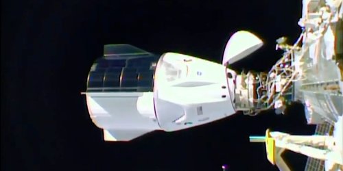 SpaceX's Resilience spaceship autonomously docked to the space station with 4 astronauts inside, kicking off a historic mission for NASA