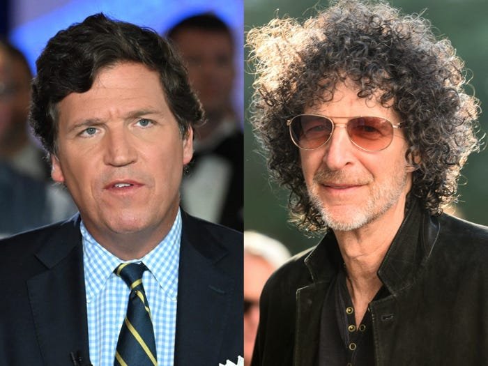 Howard Stern says Tucker Carlson was likely 'nothing' to Rupert Murdoch and just another 'worker bee'