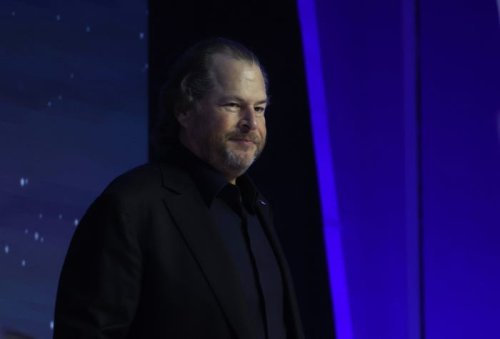 Billionaire CEO Marc Benioff says he gets around 8 hours of sleep a night and starts every morning the same way