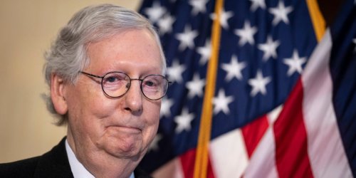 Mitch McConnell says the labor shortage will be solved when people run out of stimulus money because Americans are 'flush for the moment'