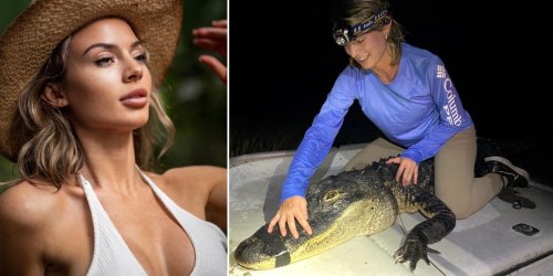 I'm a scientist and a model. My days include tagging alligators, hunting pythons, and posing at luxury events in heels and full makeup.