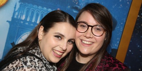 Beanie Feldstein married her longtime partner, Bonnie-Chance Roberts — and Adam Levine, who has a special tie to the Feldsteins, showed up to support