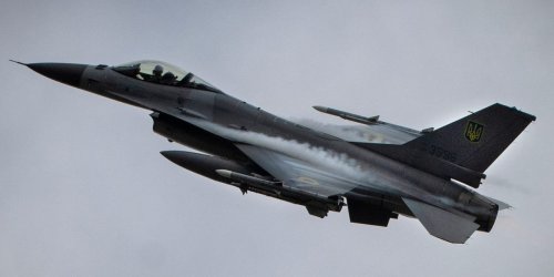A Ukrainian F-16 crashed while fighting off a Russian attack after an 'emergency situation' on board. The pilot survived.