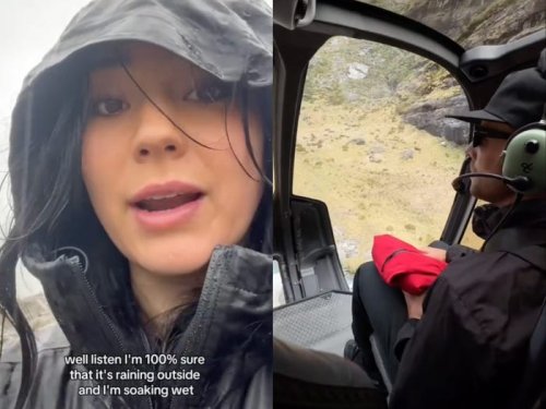The North Face pulled off a hilarious, spectacular marketing stunt by flying a disgruntled customer up a mountain and gifting her a new jacket after hers let the rain in on a hike