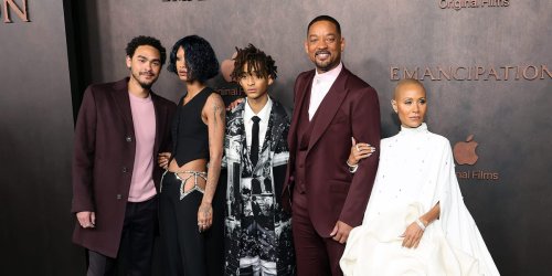 Will Smith made his first red carpet appearance since the Oscars slap at the 'Emancipation' premiere, alongside his family