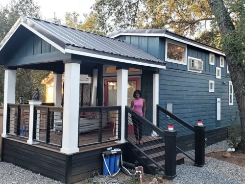 I live in a tiny home mansion and fell in love with it — it's the only way I could afford to live in California