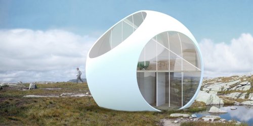 This orb-shaped tiny house's odd exterior allowed its designers to maximize interior space — take a look inside to see how