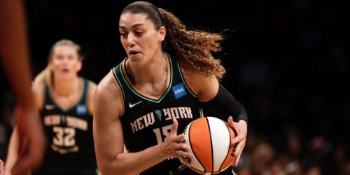 A New York Liberty rookie who hails from Italy said pizza in her new city 'actually is not that bad'