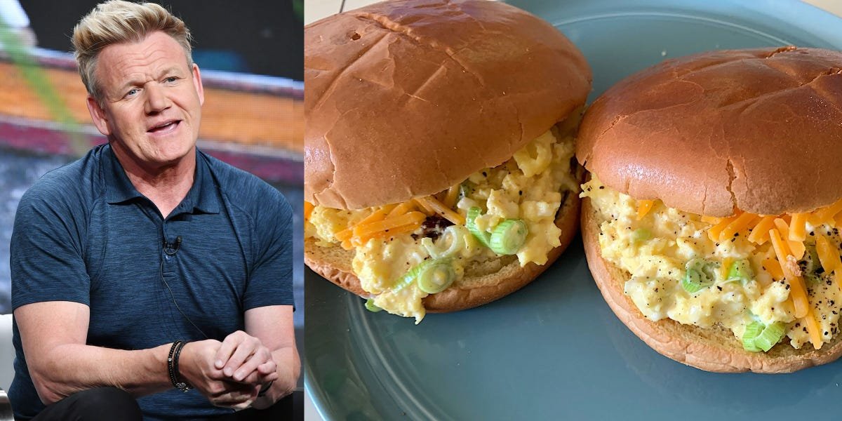 I tried Gordon Ramsay's perfect breakfast sandwich, and it was the best