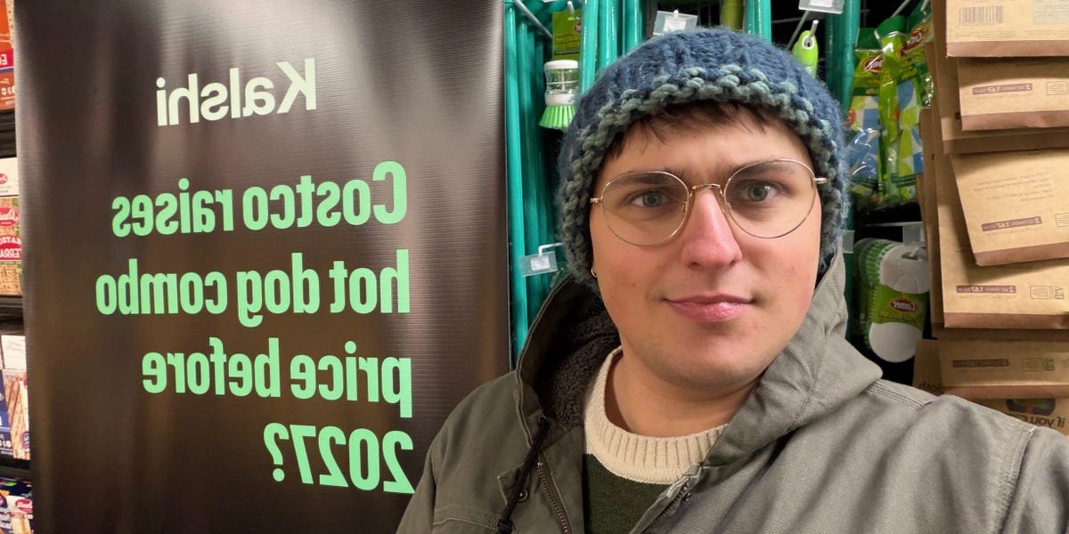 I waited nearly 2 hours in the freezing cold for Kalshi's free groceries. Almost nobody cared about prediction markets.