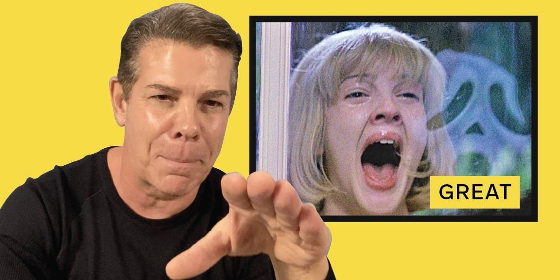 Acting coach reviews iconic screams in horror movies