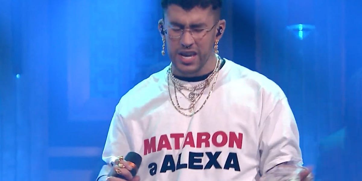 Bad Bunny paid tribute to a murdered transgender woman on the Jimmy Fallon Show
