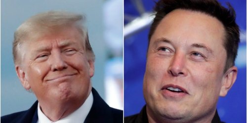Elon Musk says Twitter banning Donald Trump was a 'grave mistake.' The tech billionaire is 'fine' with Trump not tweeting, too.