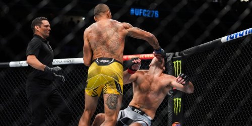 A kickboxing maestro produced the best knockout at UFC 276 when he separated an American fighter from his senses