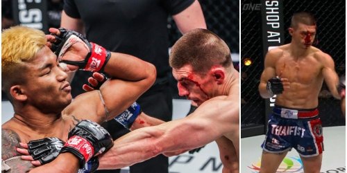 Muay Thai cheat code Rodtang left a One Championship newcomer wearing a mask of blood