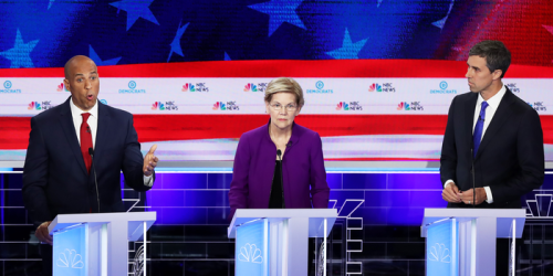 These 3 candidates got the most speaking time in the first 2020 Democratic debate
