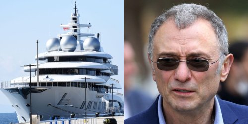 The crew of a $300 million yacht linked to a Russian oligarch is 'refusing to sail' with US officials trying to seize it, report says