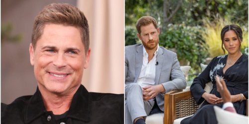 Rob Lowe says Meghan Markle and Prince Harry's move to ...