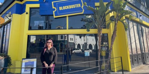 I visited LA's new Blockbuster pop-up bar and it was like stepping back into the '90s — see inside