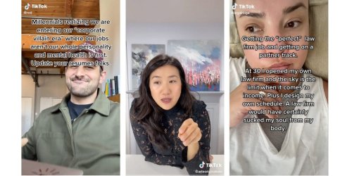 Millennials are taking to TikTok to tell Gen Z that job stability is overrated: 'Question everything and the typical path you've been told to take'