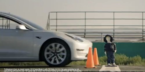 Tesla drivers are taking to the streets to test whether Full Self-Driving technology stops for children after viral video shows the EV plowing through a toddler-sized mannequin