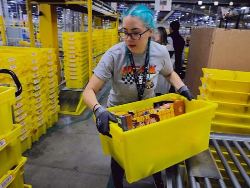 Undercover author finds Amazon warehouse workers in UK 'peed in bottles' over fears of being punished for taking a break