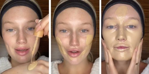 Beauty influencer Meredith Duxbury says she wears so much foundation to 'fully cover every single little one' of her freckles