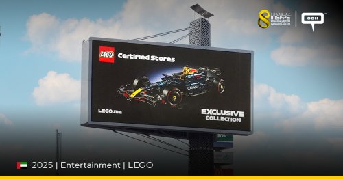 LEGO Races Into the Fast Lane With Oracle Red Bull Exclusive on Dubai Ads