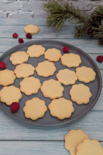 Einfache Butterplätzchen ohne Ei – mit Vanille