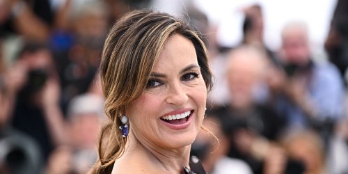 Mariska Hargitay Rocks Bedazzled Bridal Dress While Packing On PDA With Peter Hermann
