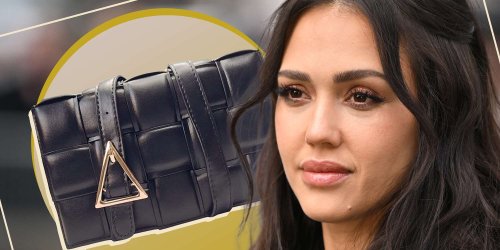 Jessica Alba Wore a $4,500 Woven Bag, and We Found a “High Quality” $24 Lookalike at Amazon