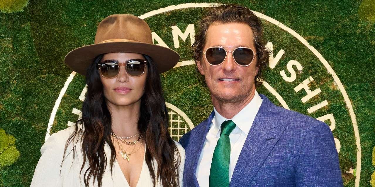 Matthew McConaughey and Camila Alves Mastered the Dress Code at Their Wimbledon Debut