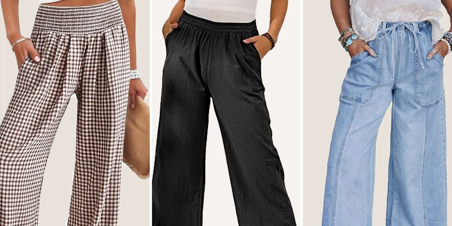 Every It Girl Is Living in This Comfy-Chic, Anti-Denim Pants Trend—From $10 on Amazon