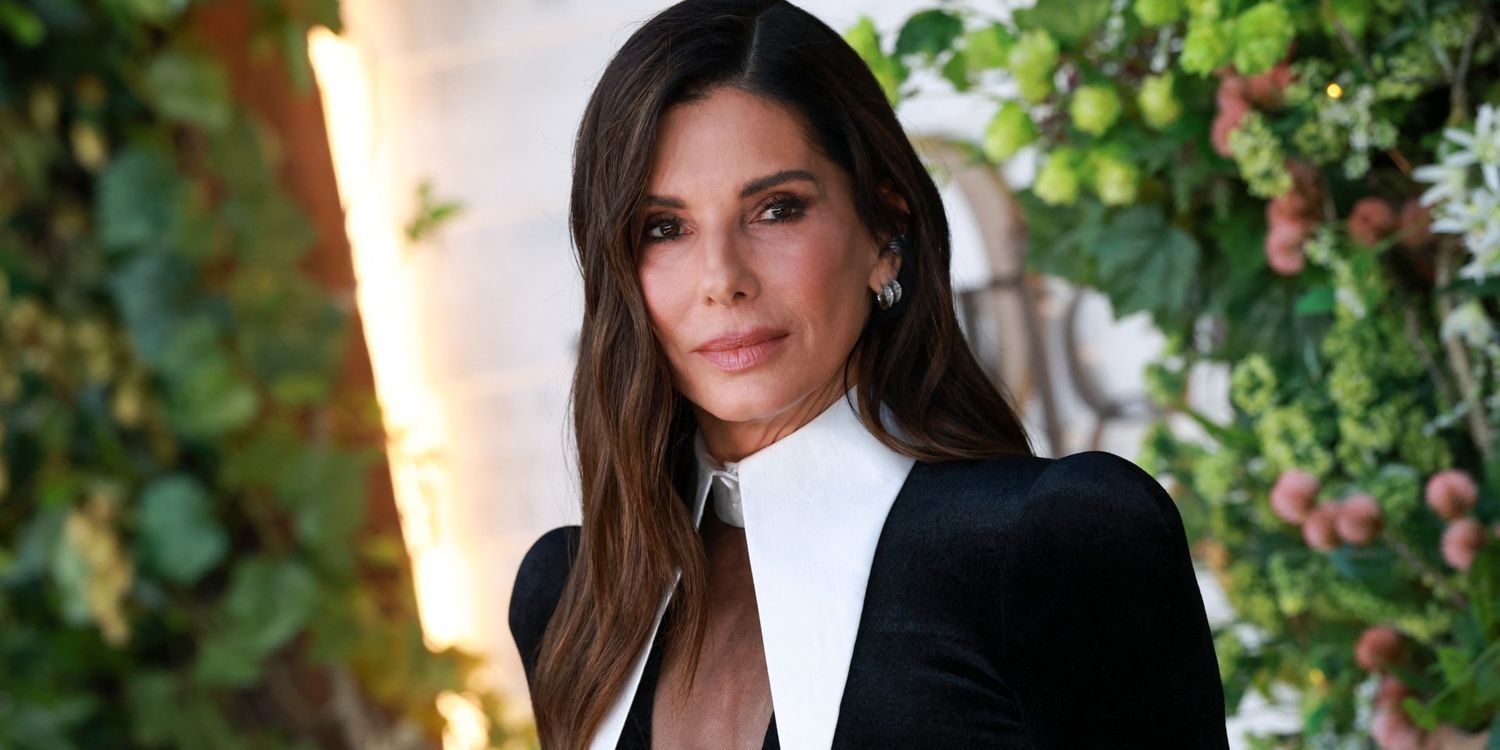 Sandra Bullock Stuns in Unexpected Plunging Look With a Dramatic Gothic Flare
