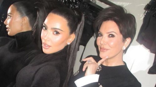 Kim Kardashian and Kris Jenner Show Off Their Matching Mother-Daughter Style on Instagram
