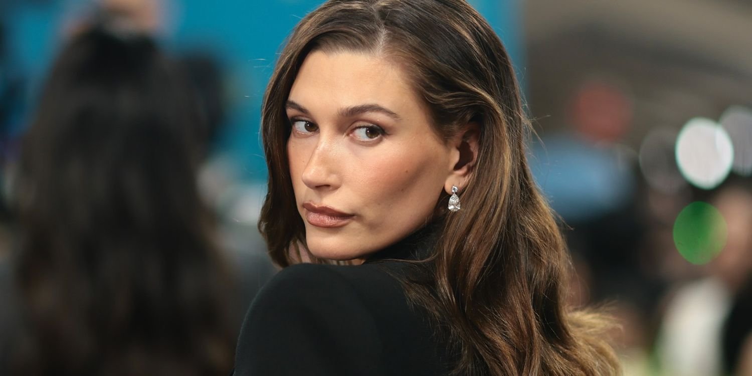 Hailey Bieber Casually Bares Her Abs in a Plunging Workout Bra and $9,500 Diamond Earrings
