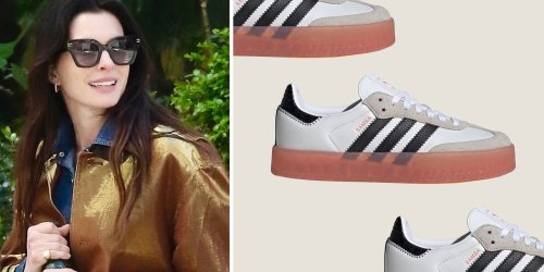 I Can't Stop Wearing the Elevated Version of This Anne Hathaway-Worn Sneaker