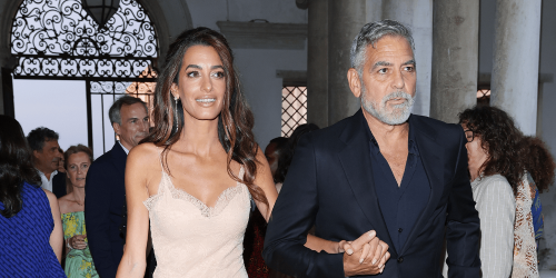 George and Amal Clooney Stepped Out for a Casual Date in South of France