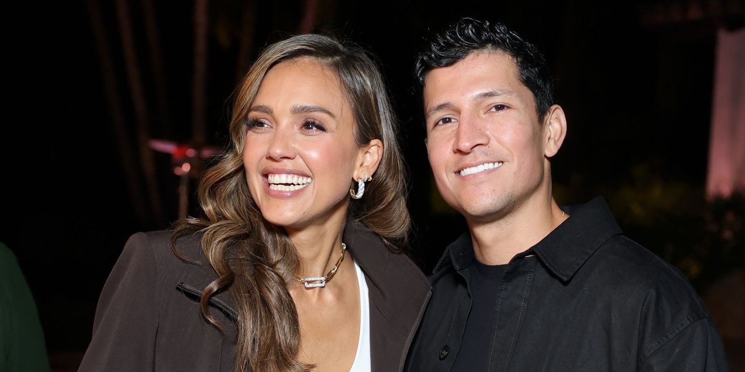 Jessica Alba’s LBD Comes With a Totally Sheer Skirt for a Stylish Date Night With Danny Ramirez